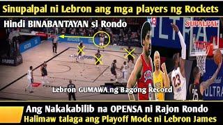 Mahirap Maliitin si Rondo? Lebron Gumawa ng Bagong Record!