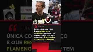 DESABAFO de Filipe Luís sobre o VAR após Flamengo ir à final da Copa do Brasil #shorts