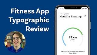 Improving the Typography of a Fitness App