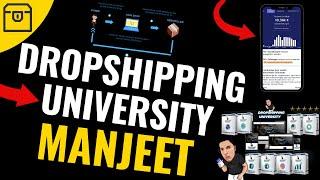 Dropshipping University Erfahrungen von Manjeet