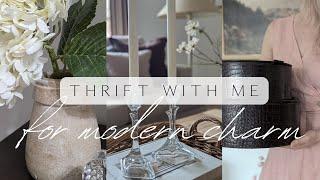 Thrift with Me for High End Style Home Decor  // Curating Modern Charm