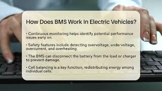 How Does BMS Work In Electric Vehicles? - Talking Tech Trends
