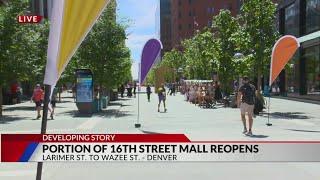 3 more blocks of 16th Street Mall reopen after construction