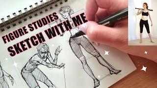  ANATOMY Warmups / real-time sketch video + commentary