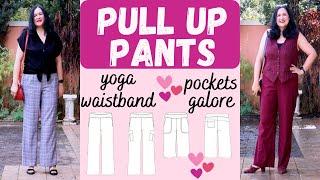 POCKETS GALORE! BEST waistband on EARTH: Yoga yay! Dune (Sinclair patterns). Perfect fit :)
