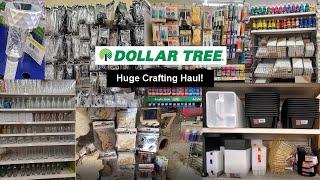 Dollar Tree Haul - Lots of Craft supplies and materials for Glam Home Decor DIYs!