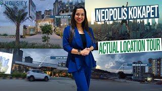 Brigade | Godrej | Neopolis Kokapet Projects  2024 | Actual Location Tour |  Hyderabad