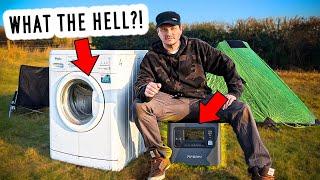 I Took My Washing Machine Camping!