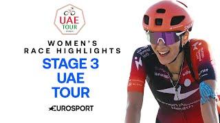 IN CRUISE CONTROL ‍ | Stage 3 Race Highlights UAE Tour 2025 | Eurosport Cycling