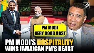 “PM Modi was a very good host….” Prime Minister of Jamaica Dr Andrew Holness on his India visit