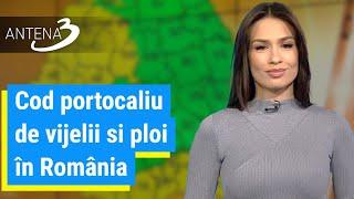 Cod portocaliu de vijelii si ploi în România