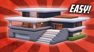 Minecraft: How To Build A Large Modern House Tutorial (#32)