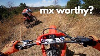 CRF250F Motocross Test: Trail Bike on the Track! [2024 Honda]