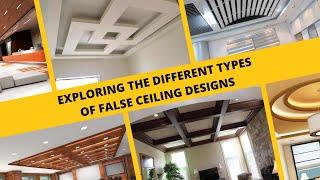 Explore Different Types of False Ceiling Designs - InteriorFitOutCompanyDubai