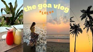 goa vlog part ~1 ; anjuna beach, vagator beach, ozran beach, affordable food, shopping & more!!