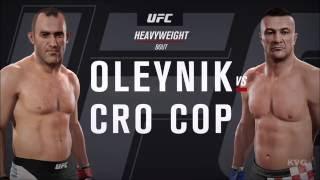 EA Sports UFC 2 - Alexey Oleinik vs Mirko Cro Cop | Gameplay (HD) [1080p60FPS]