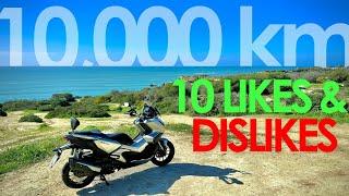 Honda ADV 350 10,000 km - 10 Likes, 10 Dislikes