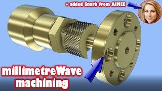 Machining mmWave Radar Rotary Couplers at 122 GHz