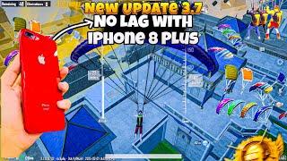 Finally! NEW UPDATE 3.7 |  No LAG with | IPhone 8 Plus GAMEPLAY  PUBG Mobile