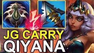 LOL Challenger CN Best Qiyana Jungle - QIYANA JUNGLE Build Broken - Beifeng Rank1 Qiyana Gameplay