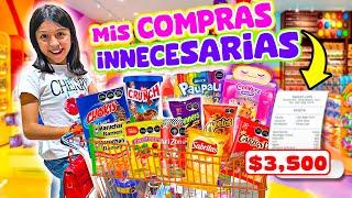 ¡COMPRE TODO del SÚPER!MIS COMPRAS INNECESARIAS!¿Cuanto gaste?lYo soy Aranza