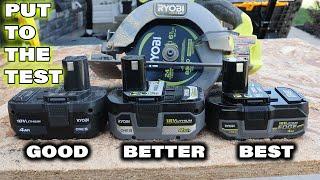 I tested the new Ryobi Edge battery and this is what happened #tyobi #powertools