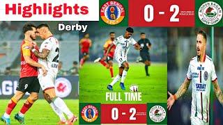 Derby  Mohun Bagan SG vs East Bengal FC  Match Highlights ISL All Goal 2 - 0