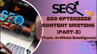 [ SEO OPTIMIZED CONTENT WRITING (PART-2)]"The Art of Freelancing: Skills, Success, and Strategy"