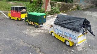 Kumpulan ¤ Miniatur Truk Oleng dari KARDUS Bekas mbois parah...