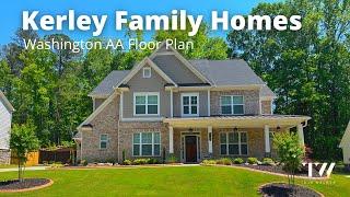 Inside a new construction home on a basement lot | Kerley Family Homes Kennesaw GA