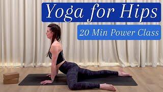 20 Min Intermediate Power Yoga | Strong Yoga for the Hips & Hamstrings