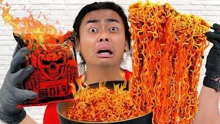 CAN GUAVA EAT THE WORLD'S SPICIEST NOODLES???