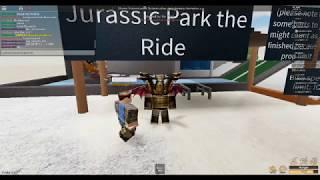 Jurassic Park the Ride in roblox electric state