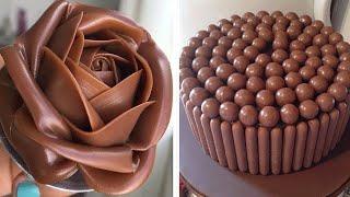 Extra Chocolate Cake Decorating Tutorial | Easy And Chocolate Cake Decorating Ideas | Top Yummy