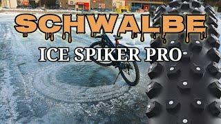 Schwalbe ICE SPIKER PRO test on slippery ice | NORWAY