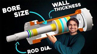 Hydraulic Cylinder Design- Complete Sizing Calculation