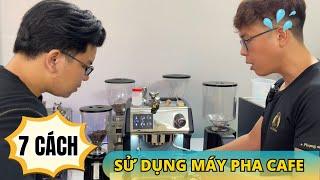 Hướng dẫn sử dụng máy pha cà phê đúng cách | Lyon Coffee