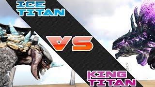 Ice Titan VS King Titan | Ark Battle