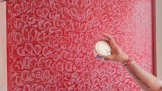 Wall Texture Kaise Banaye | New Wall Texture Painting Design | Interior wall Texture