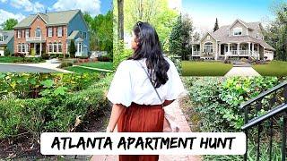 House Hunting In Atlanta USA  1BR Rented Apartment In The City Of Atlanta  अमेरिका में घर की खोज।