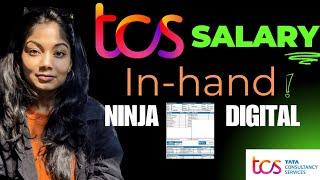 TCS inhand salary for Digital and Ninja profile ||  Tcs Fresher salary