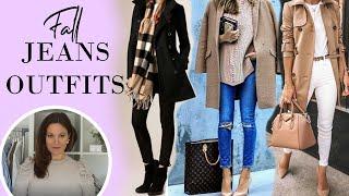 10 CLASSY ways to wear Jeans in FALL / AUTUMN | Fashion Over 40
