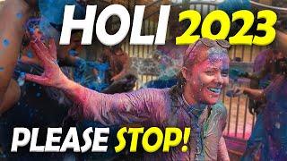 INTENSE Holi Celebrations In Vrindavan 2023