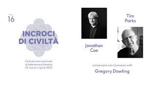 Jonathan Coe e Tim Parks a Incroci di civiltà 2023