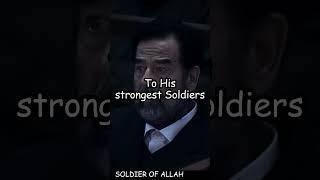 Saddam Hussein | Poetry | Soldier of Allah Jundullah @TheMercifulServant  #viral  #allah #shorts