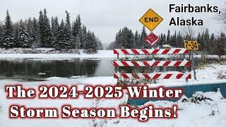 Our First 2024 - 2025 Season Winter Storm | Fairbanks, Alaska