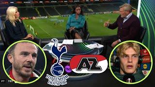 Tottenham vs AZ Alkmaar 1-0 Post Match Analysis UEL | James Maddison and Lucas Bergvall Reactions