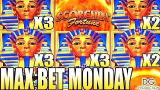 OMG Crazy Last Spin Big Win Scorchin' Fortune Fire Flame Link ⭐MAX BET MONDAY⭐ EP#026 Slot Casino