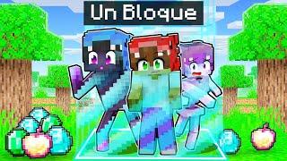 Encerrados en UN BLOQUE Pero Somos MOBS en Minecraft!