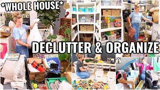 WHOLE HOUSE DECLUTTER AND ORGANIZE 2025! ORGANIZE WITH ME | DECLUTTERING AND ORGANIZING MOTIVATION